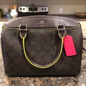 Coach Mini Signature Satchel